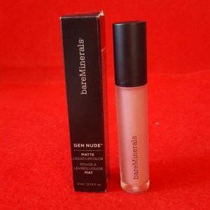 BareMinerals gen Nude Matte liquid lip color Swag